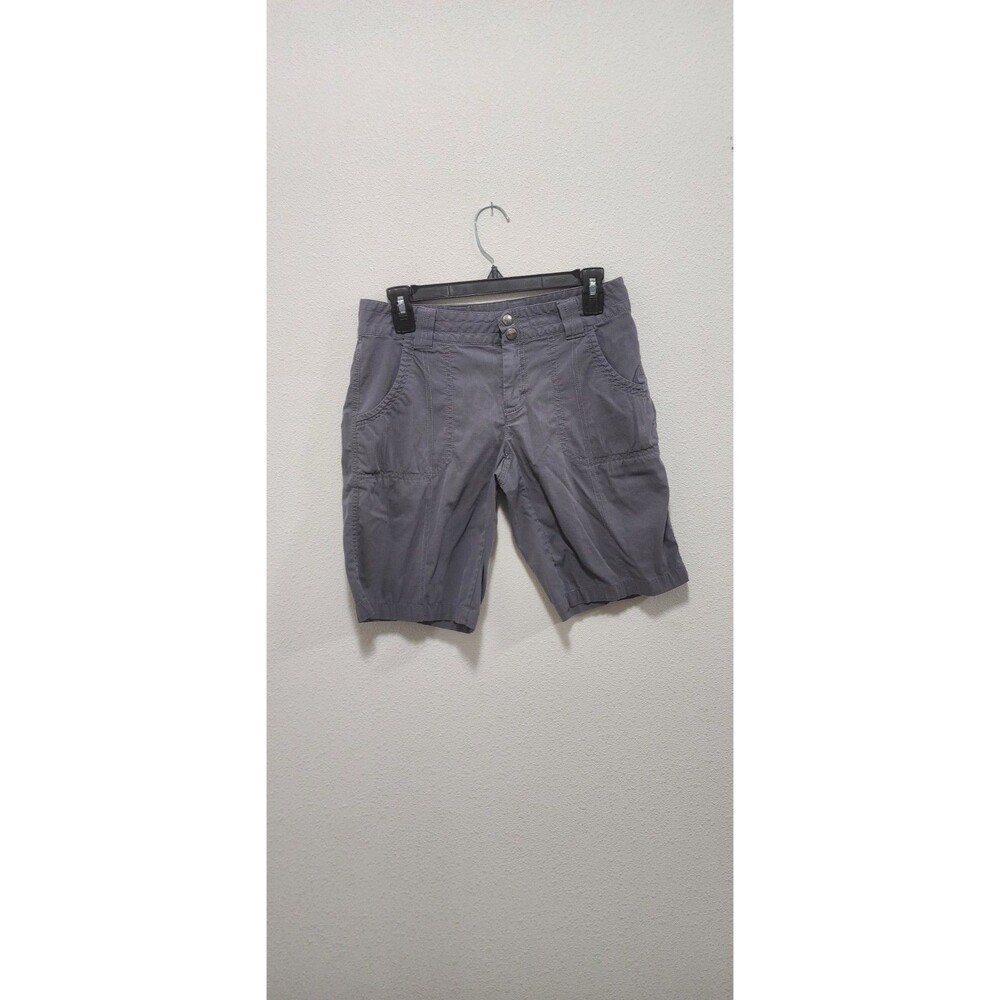 Koppen Women's Charcoal Gray Hiking Walking Cargo Cropped Pants Sz 4